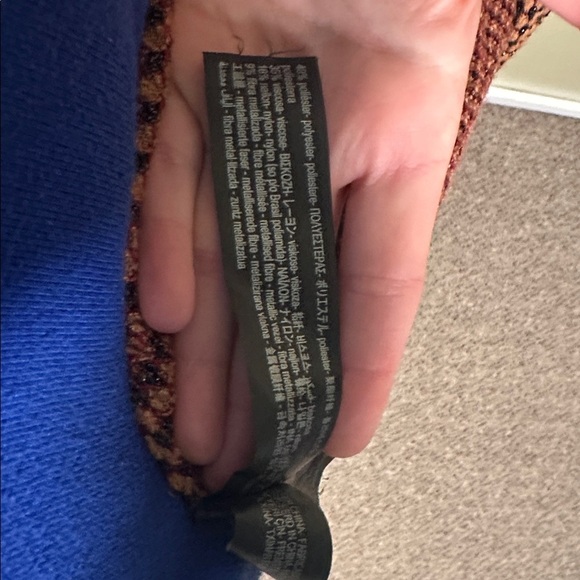 Love for Humanity Black Label Women's Brown Cardigan Open-Front Large - Picture 6 of 6